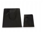 Black Matte Laminated Tote Bag(Large)