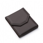 Chocolate Leatherette Small Pearl Folder