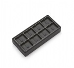 Black Leatherette Light Weight 9 Clip Ring Tray