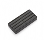 Black Leatherette Light Weight 6 Bangle Tray