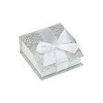 High Quality Pendant/T-Earring Box with Satin Bow Magnetic Ribbon