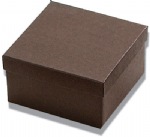 Chocolate  Kraft Paper Cotton Filled Boxes (x100)