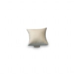 Chocolate/Beige Leatherette Pillow Display