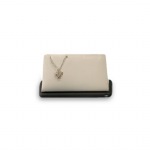 Chocolate/Beige Leatherette 2 Pendant Stand