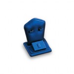 Navy Blue Leatherette Ring/Earring/Pendant Stand