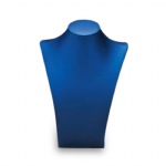Navy Blue Leatherette Large Neckform