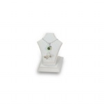 White Leatherette Ring/Pendant Display