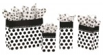 Small Domino Dots Paper Shoppers
