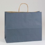 Large Charcoal Natural Smooth Paper Bags