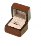 High Veneer Premium Wood Ring Box