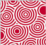 Red Lollipop Stripe Tissue Paper 