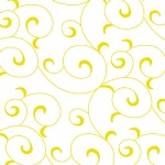 Gold Swirl Print on Ivory Tissue Paper