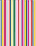 Primary Colorful Stripes Print Tissue Paper