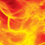 Flame Print Tissue Paper