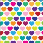 All Hearts Print Tissue Paper