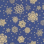 Sparkling Snowflakes Wrapping Paper 