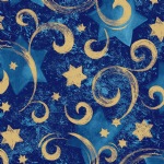Gold Star Chanukah  Wrapping Paper 