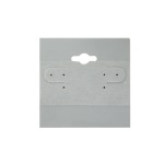 Plain Grey Hanging Earring Card (x100)