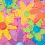 Flower Power Wrapping Paper 