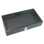 Glass Top Lid Display Tray Case