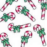 "Candy Canes" Printed Tissue Paper