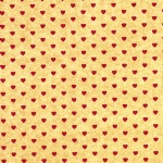 Little Hearts  Country Print on Kraft Tissue Paper