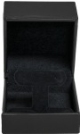Black Leatherette Earring Tree Box