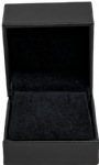 Black Leatherette Earring Box