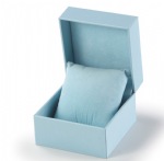Light Blue Leatherette Watch/Bangle Box