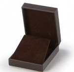 Chocolate Leatherette Pendant Box