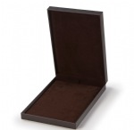 Chocolate Leatherette Necklace Box