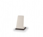 Chocolate/Beige Leatherette Tall Pendant Stand