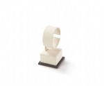 Chocolate/Beige Leatherette Short Watch Stand