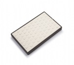 Chocolate/Beige Leatherette 65 Clip Ring Tray