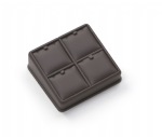 Chocolate Leatherette 4 Pendant Stand