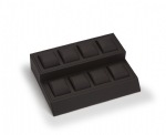 Chocolate Leatherette 8 Watch Display