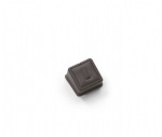 Chocolate Leatherette 1 Clip Ring Stand