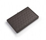 Chocolate Leatherette 51 Clip Ring Tray