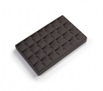 Chocolate Leatherette 28 Pendant Tray