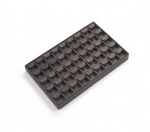 Chocolate Leatherette 45 Earring Tray