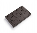 Chocolate Leatherette 11 Watch Tray