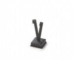 Black Leatherette Tall Earring Stand