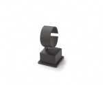 Black Leatherette Short Watch Stand