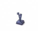 Navy Blue Leatherette Medium Earring Stand
