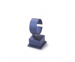 Navy Blue Leatherette Short Watch Stand