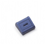 Navy Blue Leatherette 1 Ring Slot Stand