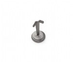 Silver Gray Leatherette Earring Stand