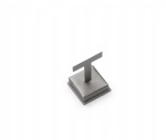 Silver Gray Leatherette Short Earring Stand
