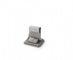 Silver Gray Leatherette Earring/Ring Stand