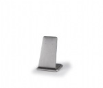 Silver Gray Leatherette Tall Pendant Stand